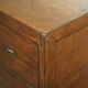 Large vintage hardwood furniture in military country style.