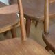 6 Scandinavian bistro chairs