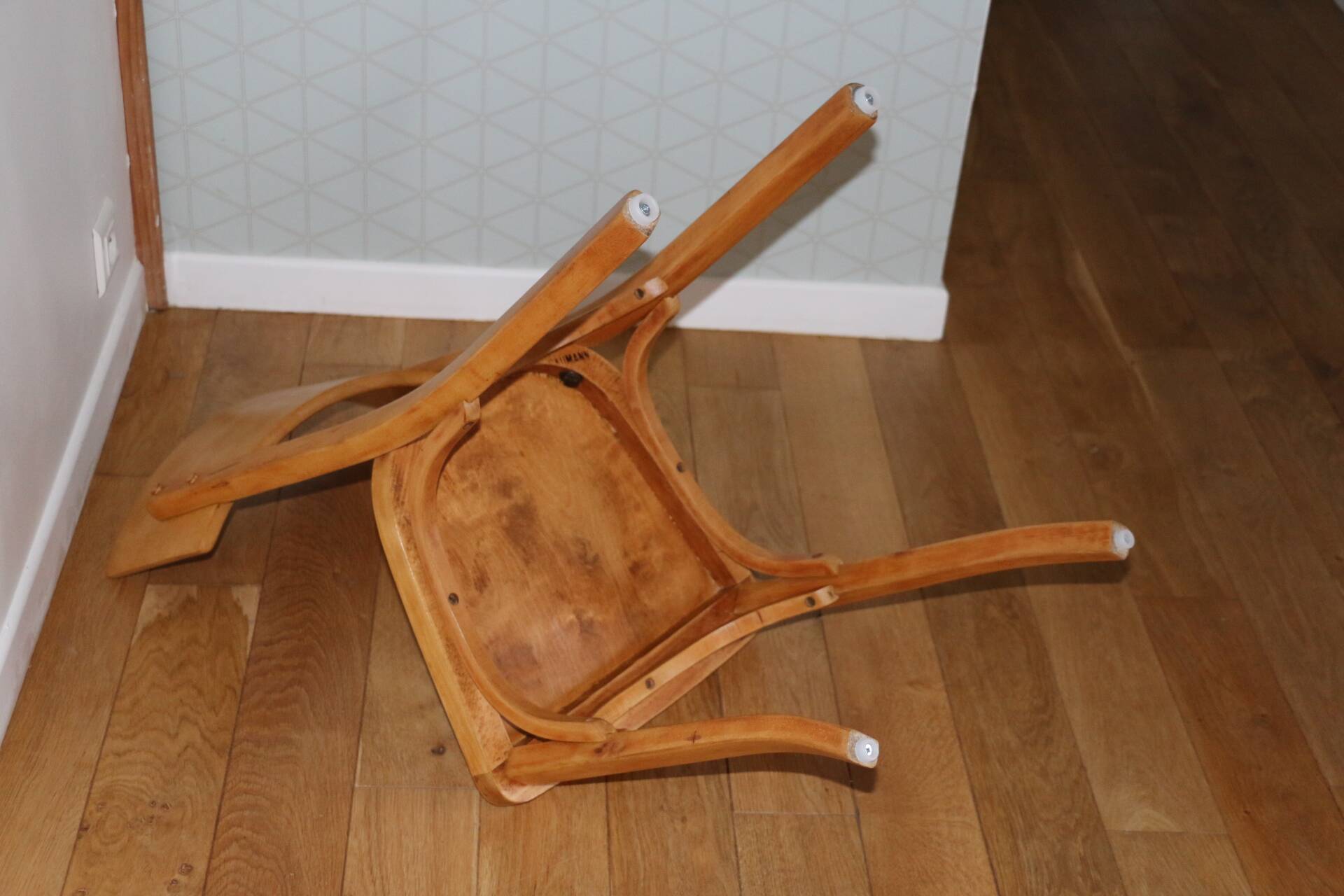 Baumann Chair No. 35, light beech