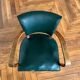 Paire de fauteuils bridge vert