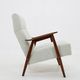 Restored beech armchair from the 1960s, Czechoslovakia