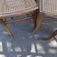 Lot of 4 cannese bistro chairs