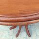 Brutalist table in solid oak