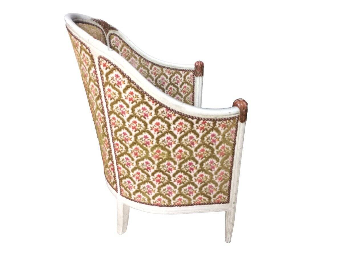 Three armchairs and an ottoman 1925 Art Deco