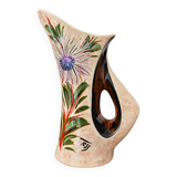 Vintage Vallauris Vase Atelier Tess - Handcrafted Thistle Decor