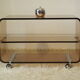 Table basse en plexiglas Michel Dumas vintage