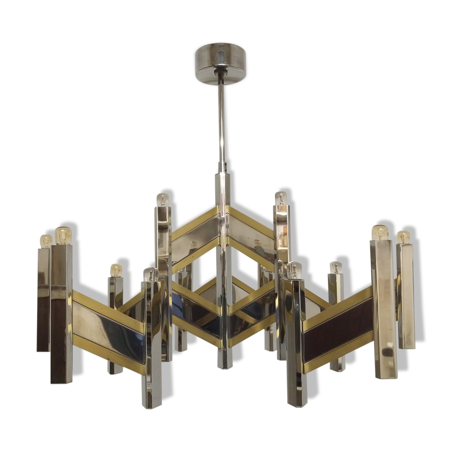 Sciolari chandelier 70s