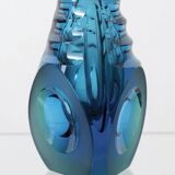 Vintage Hand-Cut Vase, 1970s, Czechoslovakia