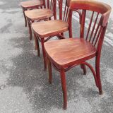 Set of 4 Thonet bistro chairs