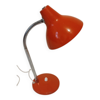 Lampe de chevet orange année 60