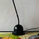 Massive vintage desk lamp in black metal