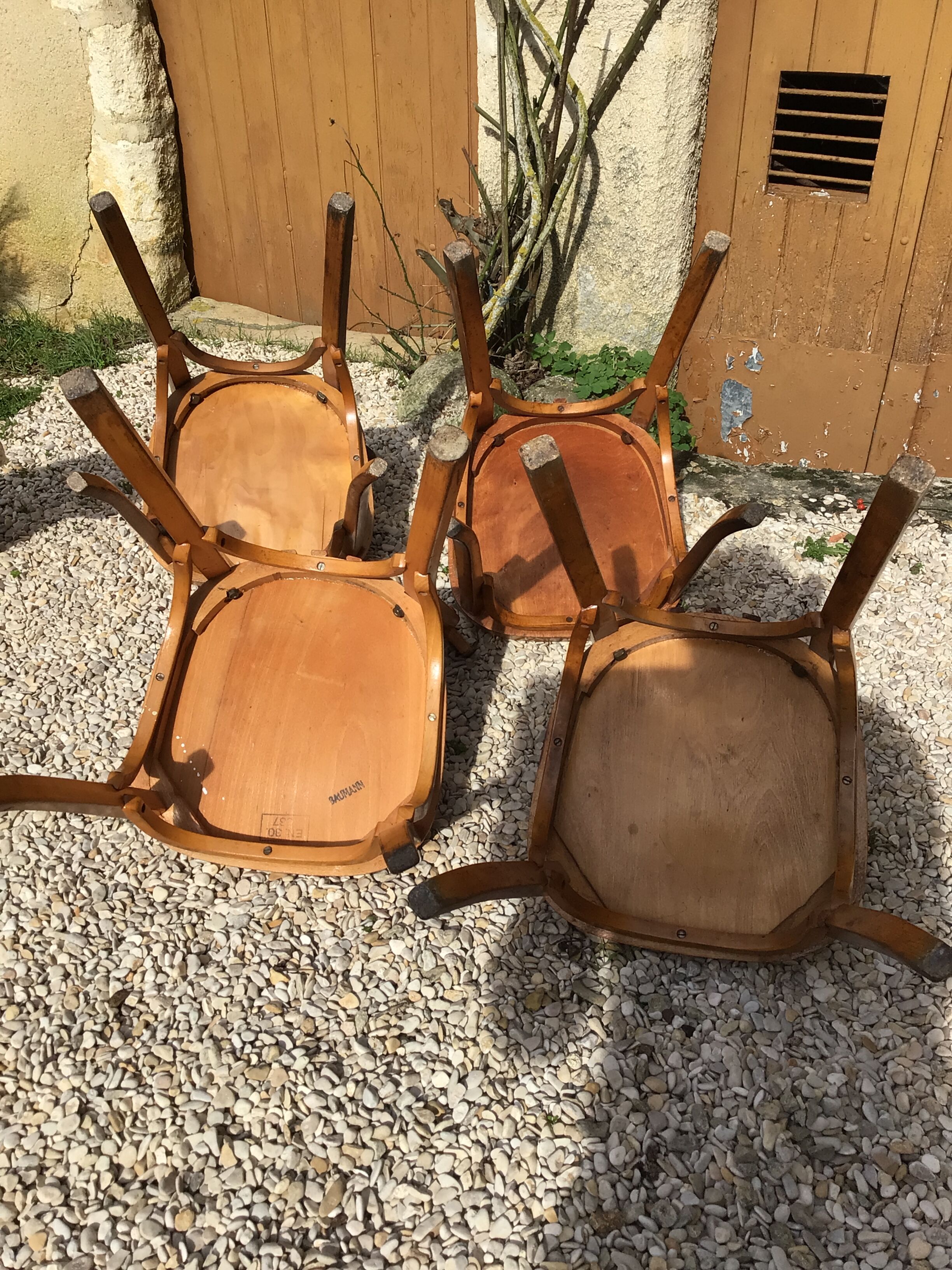 4 Baumann bistro chairs