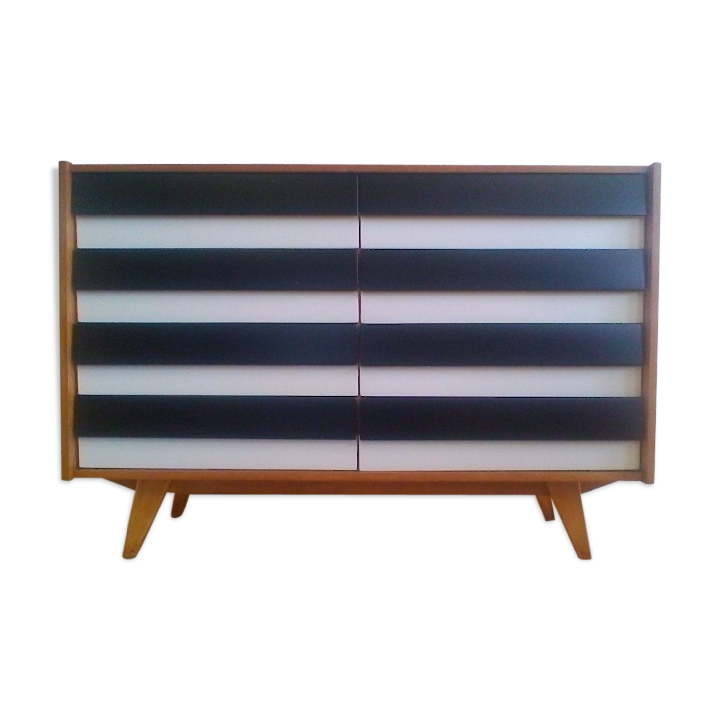 Drawers black and white Czech Republic 1960 s