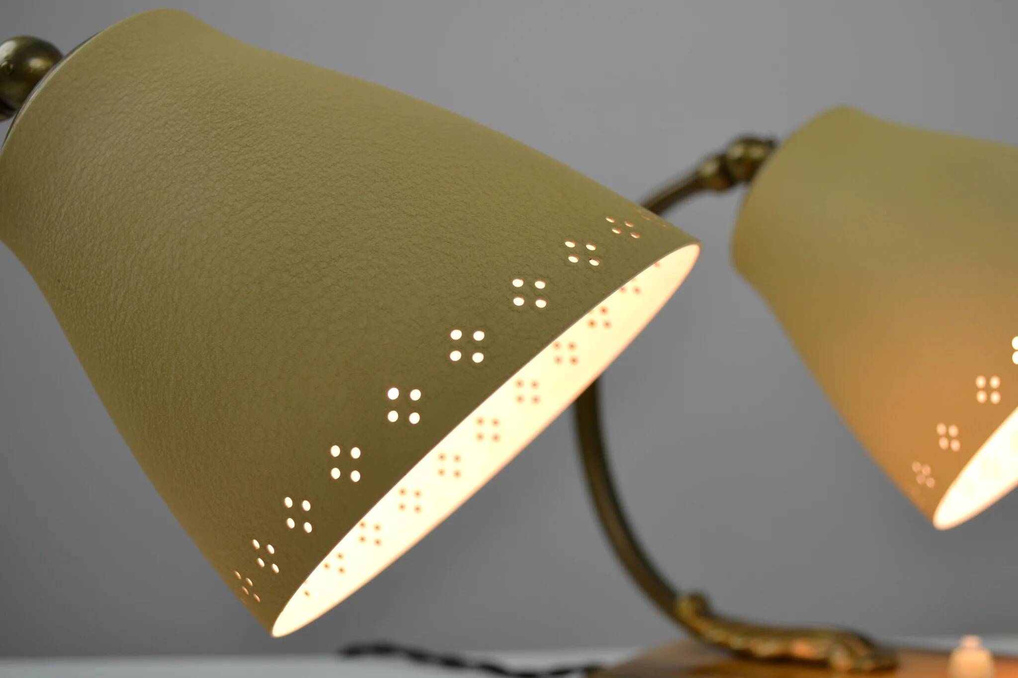 Pair of Table or Desk Lamps, Sweden, 1940s/1950s by EWÅ Armaturfabrik (attributed)