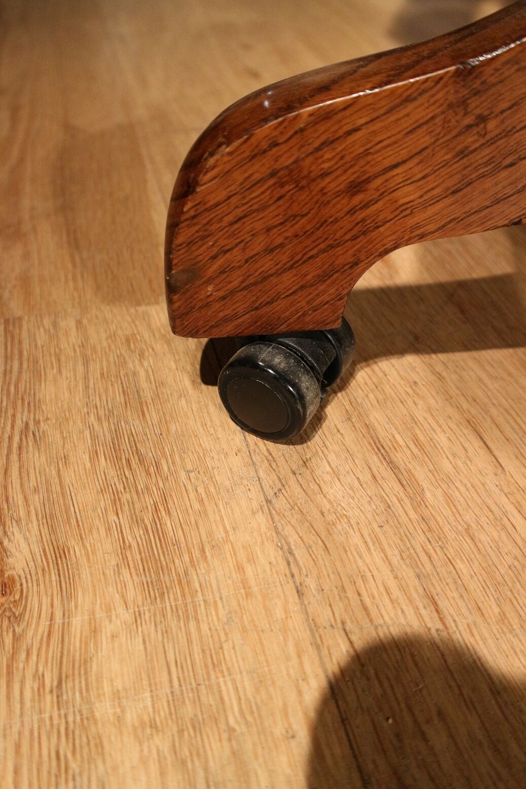 Antique oak office chair