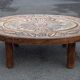 Coffee table lava stone