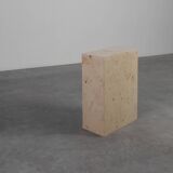 Mid-Century Italian Travertine Console, 1980s