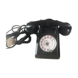 Black dial phone