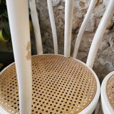 Suite de 6 chaises bistrot cannées