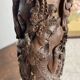 Carved wooden Balinese lamp base