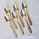 6 Apollo teaspoons in punched silver metal 2106241