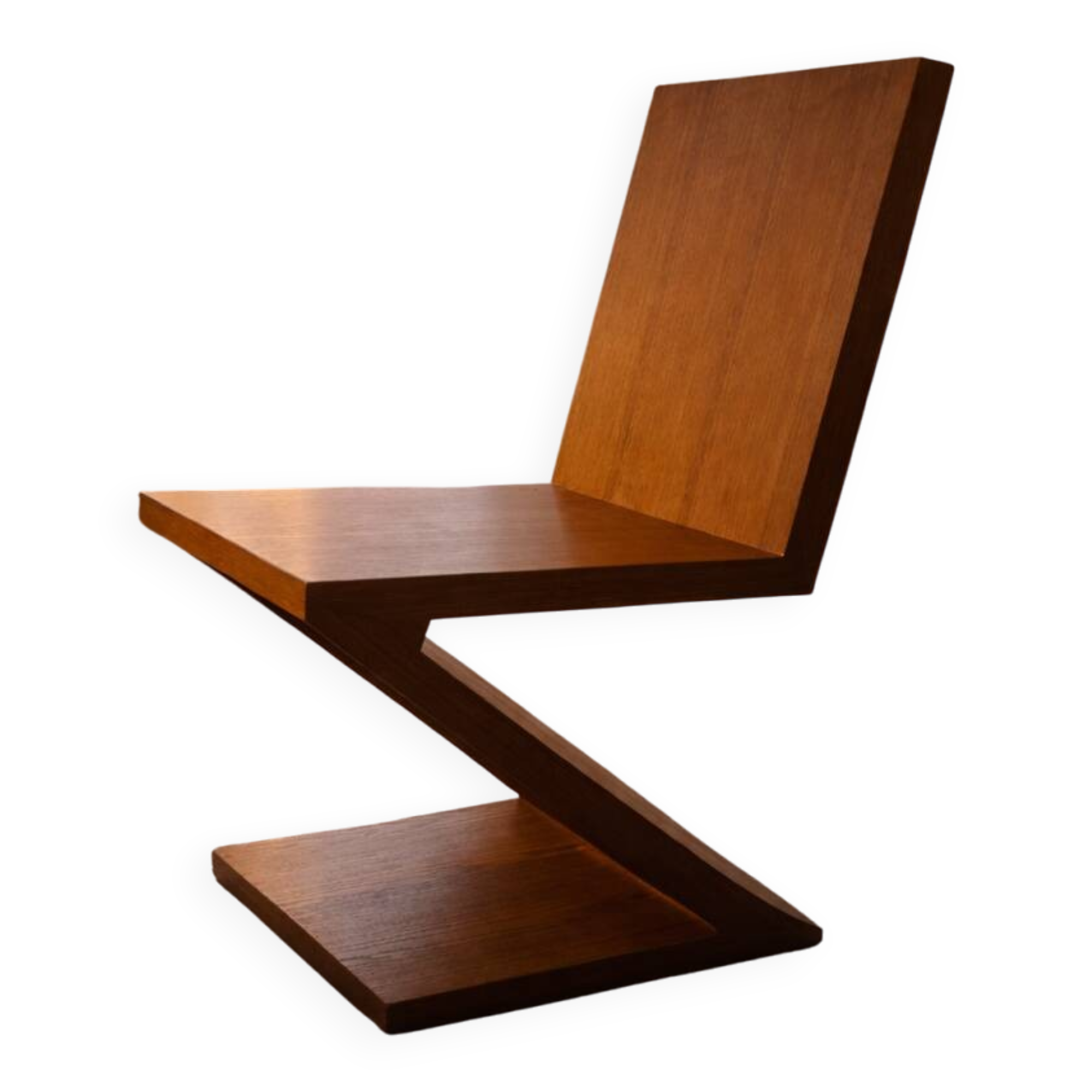 Zig zag chair pair by rietveld 1934