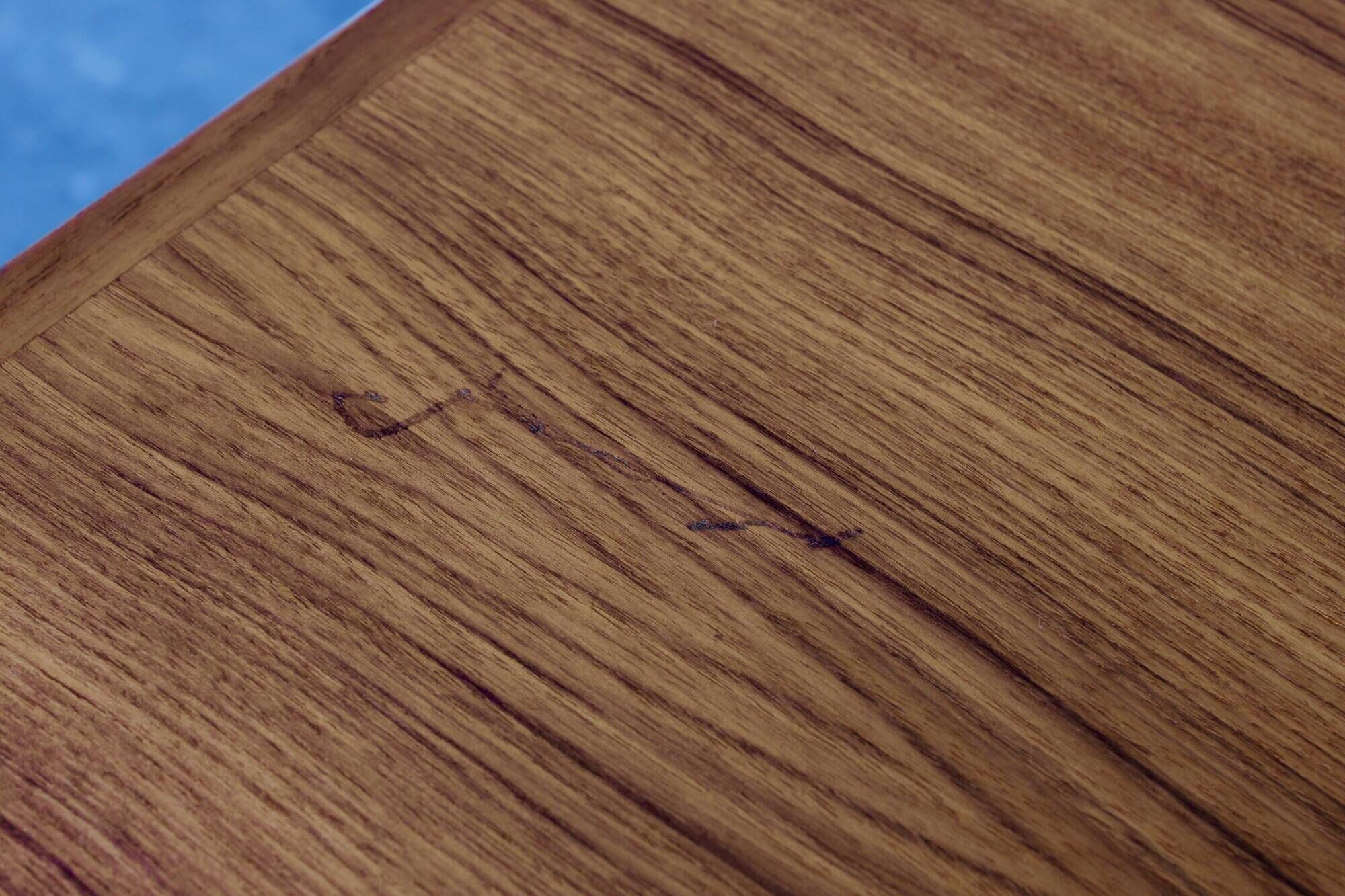 Vintage teak dining table 4-6 pers Danish design kitchen table 60s