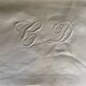 Old embroidered sheet
