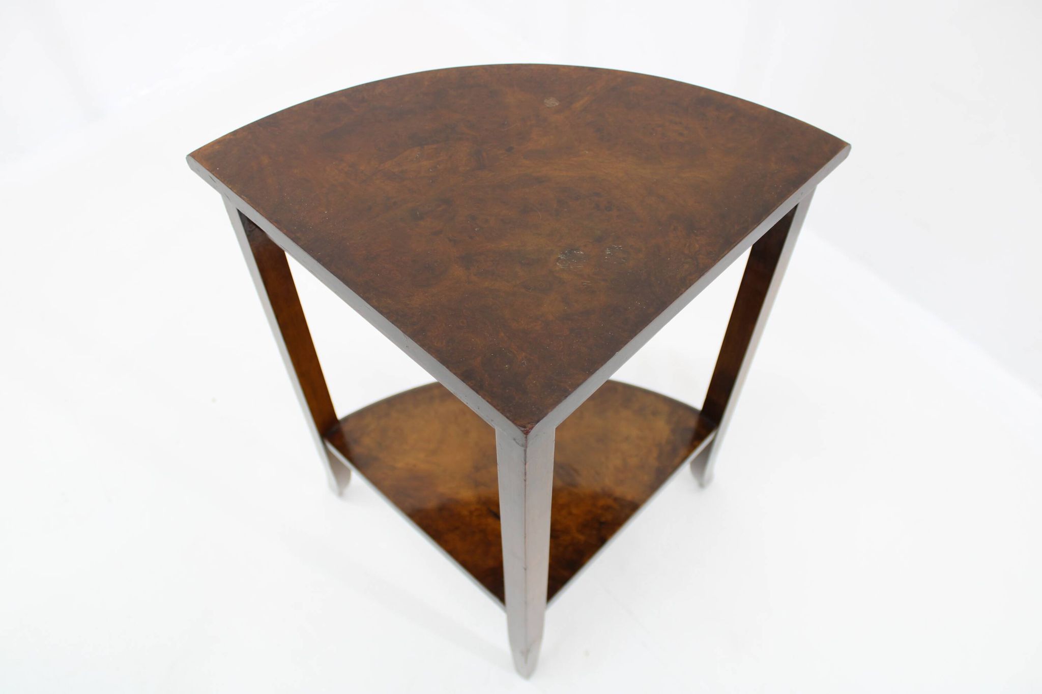 Tables gigognes Art Déco des années 1930 en noyer, Tchécoslovaquie