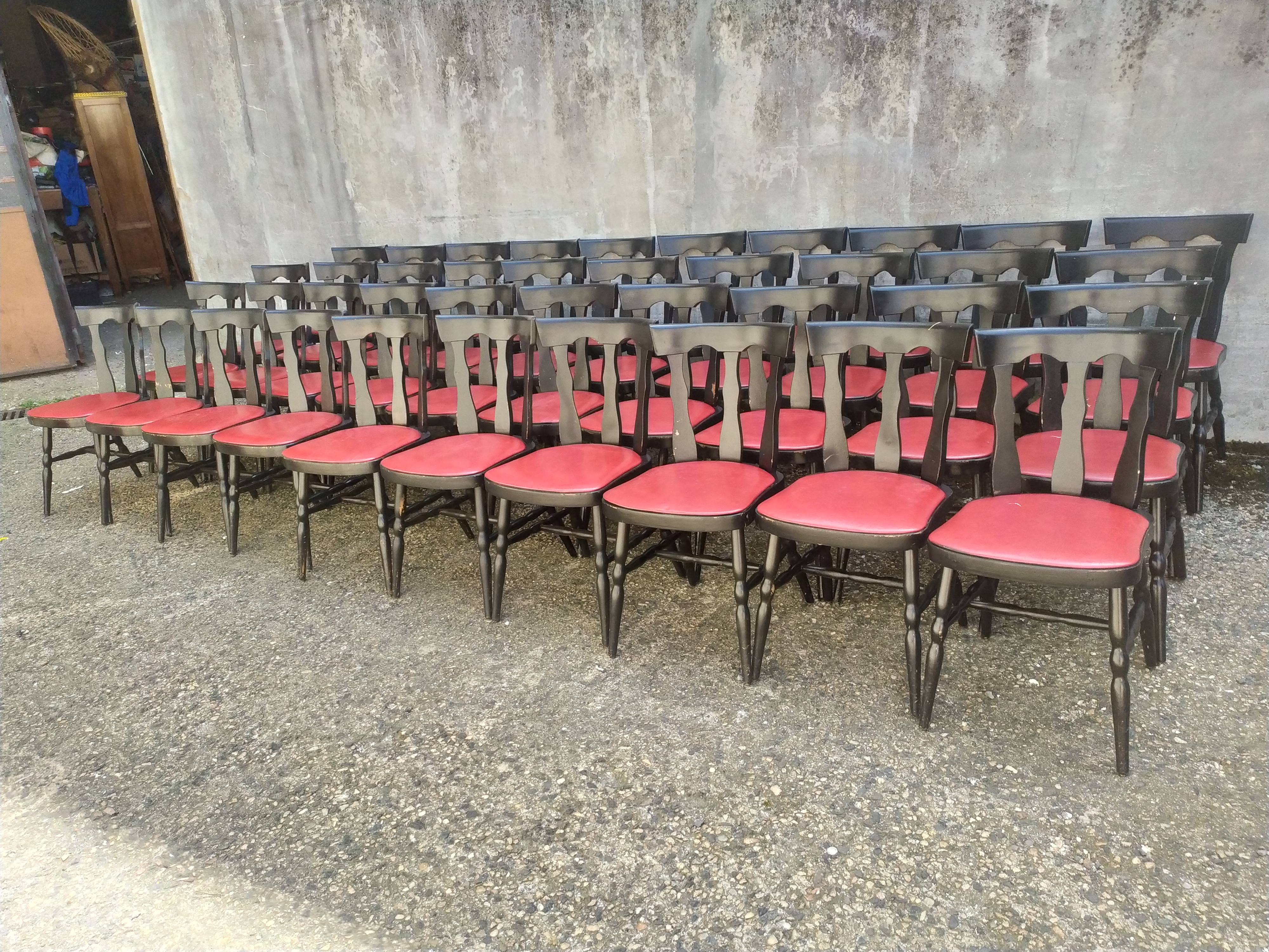 40 Baumann saloon bistro chairs