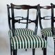 Mid-Century set of six dining chairs attributed to Paolo Buffa. Italy 1950s