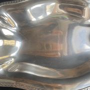 Grand plat corbeille centre de table – Métal Argenté – Roux-Marquiand
