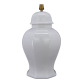 White porcelain lamp by Pillivuyt, Japonisme, France, circa 1970