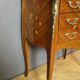 Pair of Louis XV style bedside tables in rosewood marquetry.