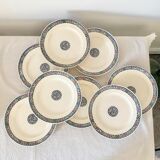 Flat plates iron earth Longchamp "Manon"