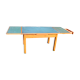 Old green extendable kitchen table