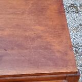 Chest of drawers of the 50s in golden oak compass feet 4 drawers