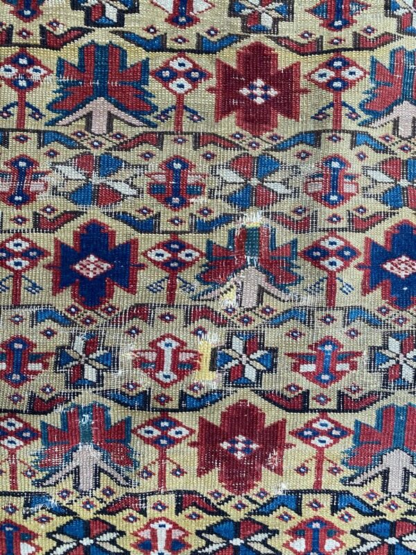 Tapis ancien caucasien chirwan 105x165 cm