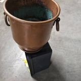 Copper pot with two handles