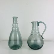 Pair of Daum Nancy carafes, Art Deco