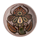 Ceramic dish enamelled by Jacques Poussines Sant Vicens 1950
