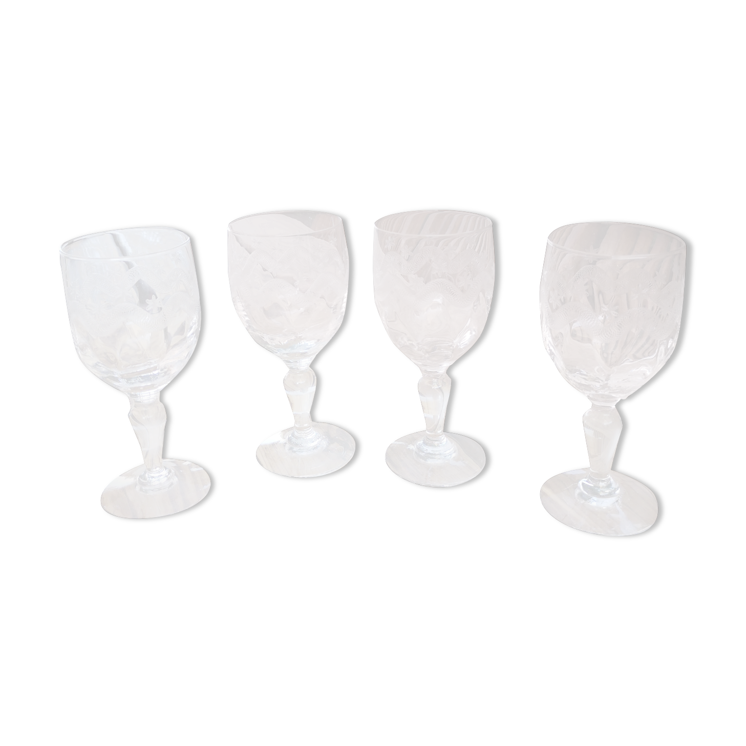 Vintage foot glasses