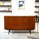Buffet/commode en teck, Danemark années 60/70, vintage, milieu du siècle moderne