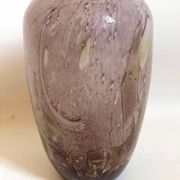 Vase signed La Rochère crystal Height 25.8 cm