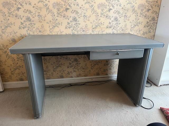 1970s metal desk