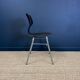 Set of 6 Flototto chairs wenge wood chrome steel 70s