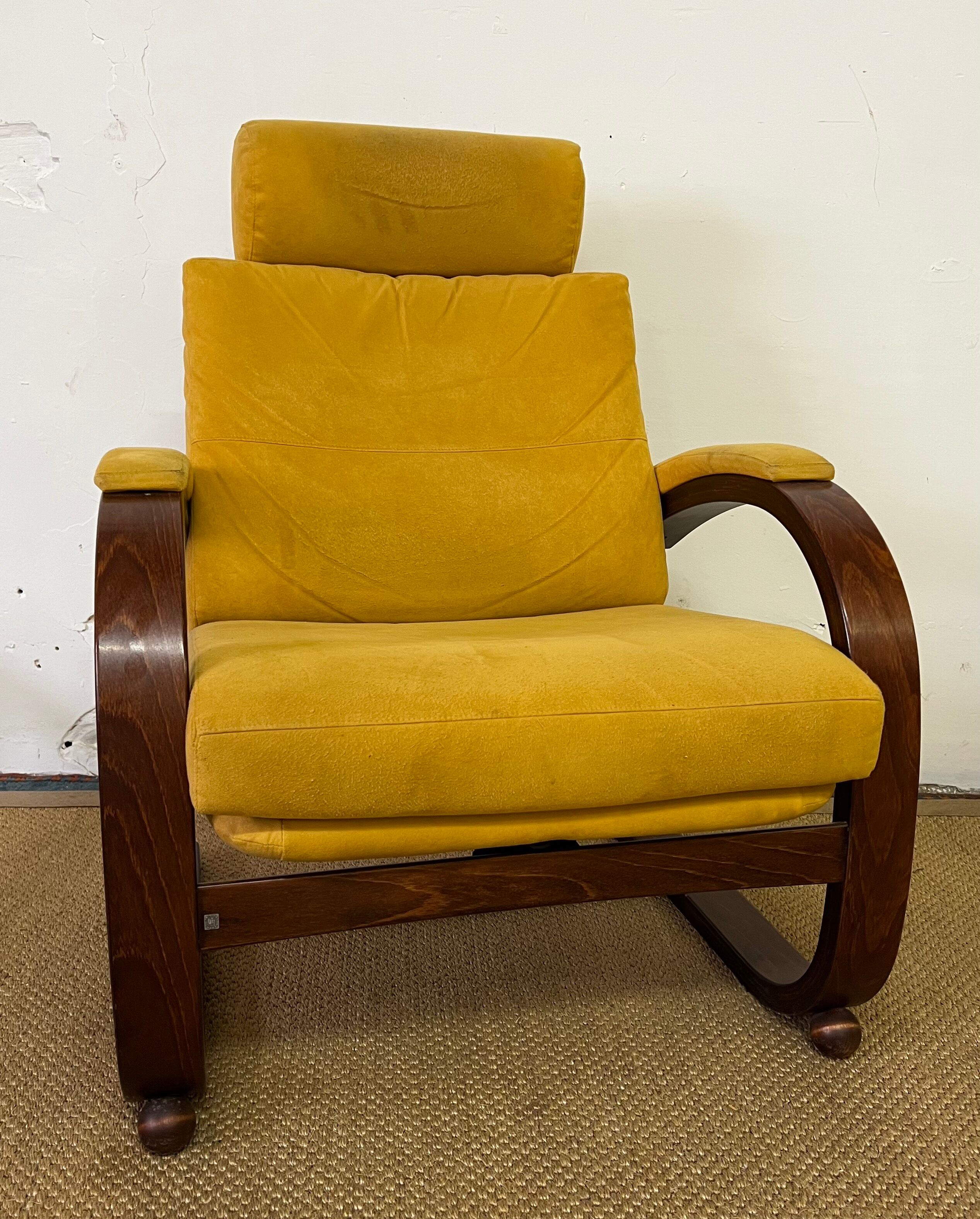 Nelo sweden vintage scandinavian leather armchair