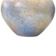 Studio ceramic vase from France circa 1960, blue-brown marbled, signed, 24 cm.