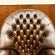 Classic English Chesterfield dark brown office chair