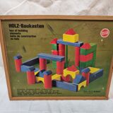Construction game Holz-Baukasten, 1960
